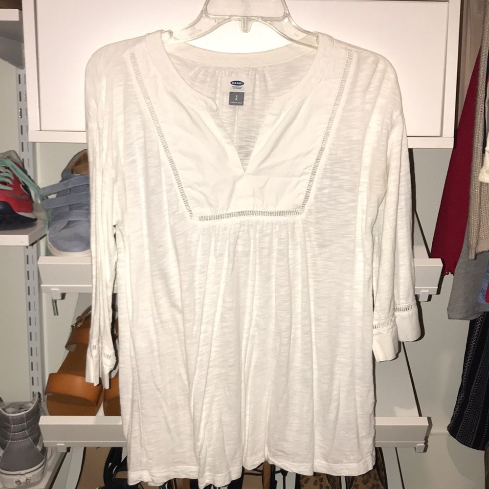 old navy white top